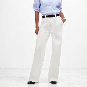 Madewell Harlow Wide Leg Jeans Airy Denim Off White Size 33 NWT